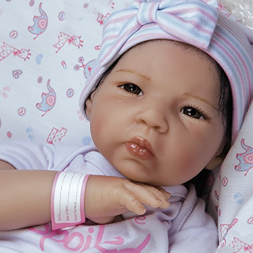 Paradise Galleries Reborn Baby Doll Like Lifelike AsianBaby Doll, Baby Bundles: Born To Be Spoiled Girl Doll Crafted in Silicone-Like Vinyl and Weighted Body, 19 inch