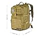 LeisonTac Military Tactical Backpack, Hydration Back Pack, 3 Day Assault Pack, Camping Rucksack with ISO Standard, 42L (Coyote)