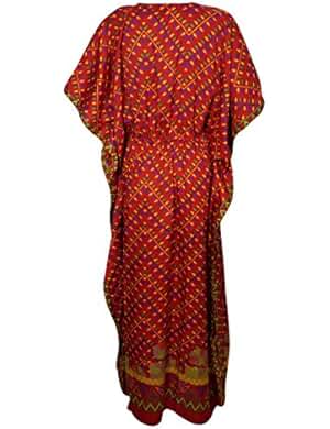 Anisah Womens Caftan Maxi Dress Beach Cover Up Resort Spring Romance Evening Dresses One Size