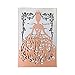 KAZIPA 25PCS Laser Cut Wedding Invitations with Envelopes, 4.7'' x 7'' Bride with Crown Invitations Cards for Bridal Shower Engagement Bachelorette Party Wedding Decorations, Pink