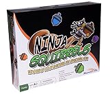 Ninja Squirrels Family Board Game – Improve Focus and Attention with Visual Color Matching Cards and Colorful Plastic Acorns, Fun Toy for All Ages, Kids and Adults 7 Years and Up