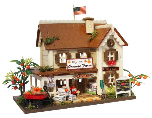 Billy Handmade dollhouse kit The Woody house collection Orange farm 8813