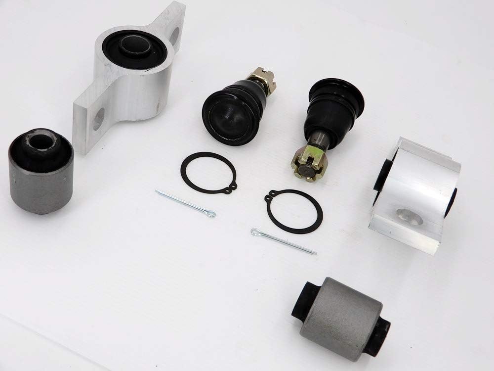 4 FRONT LOWER CONTROL ARM BUSHING 2 BALL JOINT FOR NISSAN ELGRAND 03-10