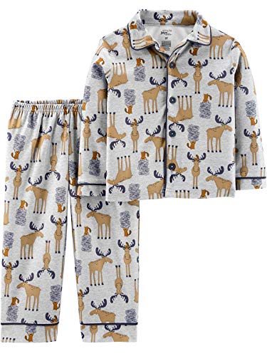Simple-Joys-by-Carters-Baby-and-Toddler-Boys-2-Piece-Coat-Style-Pajama-Set