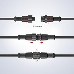 BTF-LIGHTING 6.56FT 4 Pin 0.5mm²/20AWG IP68