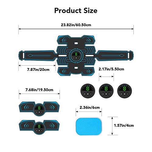 Innocareer Abs Stimulator, 2021 EMS Muscle Stimulator Belt Abdominal