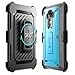 SupCase LG G4 Case, Full-Body Rugged Holster Case with Built-in Screen Protector for LG G4 2015 Release, Unicorn Beetle PRO Series - Retail Package (Blue/Black)