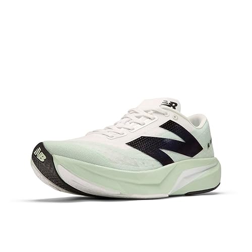 New Balance Men's FuelCell Rebel V4 Running Shoe, Clay Ash/White/Black, 7.5 Wide