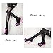 Tirain Sexy Womens Lace Top Silk Mesh Stockings Bow Fishnet Style Thigh High(Sexy Black 7811)