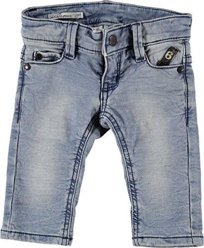 Imps &amp; Elfs Unisex 6 pocket slim- BLEACH WASH (12-18 M (80CM))