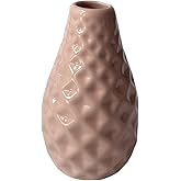 Ceramic Small Vase, Dry Flower Vases Minimalism Style Home Farmhouse Decor Vase for Living Room Office Dining Table Bedroom and Kitchen Shelf