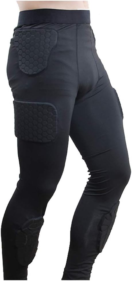 Men's Padded Compression Set Protector for Football Baseball Soccer Basketball Bike Rugby Paintball Snowboard Ski Volleyball Training : Sports & Outdoors