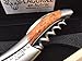 Laguiole En Aubrac Sommelier Waiter's Corkscrew, Juniper Wood Handle, Wine Opener With Foil Cutter & Bottle Opener, Brushed Bolster