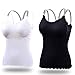 Flyou 2Pcs Ladies Seamless Cotton Undergarment Tank Top Camisole Warmer Camisoles Tanks