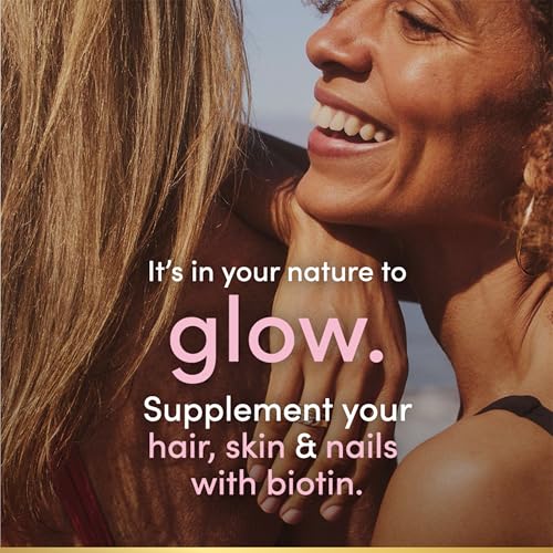 NATURE'S BOUNTY Biotin, Ultra Strength, 10,000 mcg, Promotes Hair Growth, Thicker Healthier Nails, Stronger Thicker Hair & Healthier Skin, Helps Metabolize Nutrients, Softgels, 55.4 g