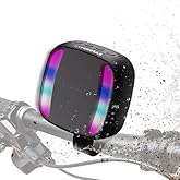 HyperGear Clip on Small Bluetooth Speaker - Bluetooth Mini Speaker with Mic & FM Radio, E-Bike Accessories for Adult Bikes, Electric Scooter Accessories, Waterproof Wireless Biking Speakers