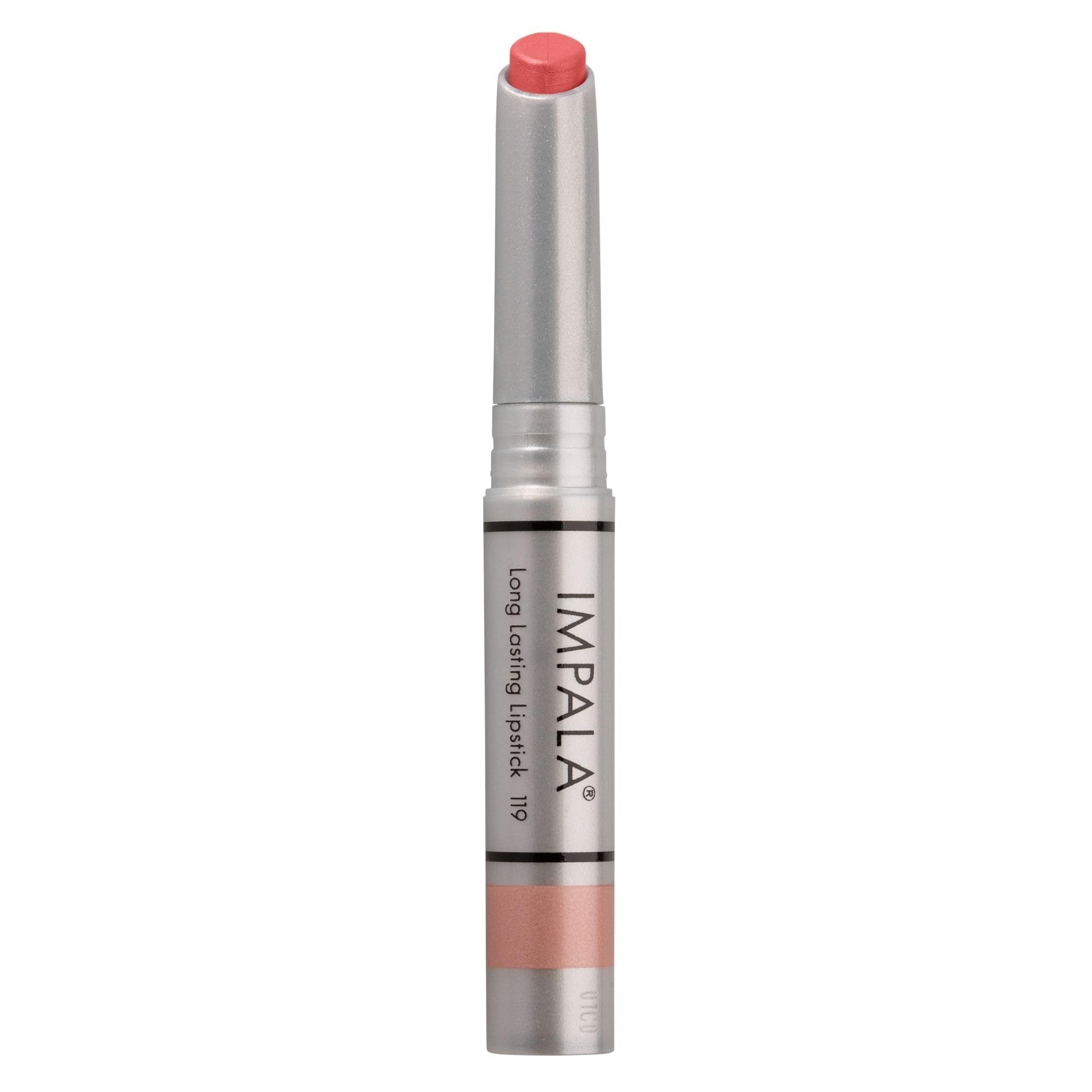 IMPALA | Longlasting Lip Color Coral Red No. 119 | Permanent Lipstick Creamy Texture | Long-Lasting | Hydrating Full-Coverage Lip Color | Moistureizes and Nurtures