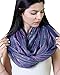 Anika Dali Women's Shimmer Sparkle Infinity Scarf- Festival Boho Bliss Fashion Scarf (Blue Turquoise)