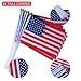 Bassion 20 PCS American Flag Lapel Pin Waving for Veterans Independence Memorial Day 4th of July Decor USA Flag Pins Accessaries