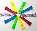 My Fidget Friend Fidget Toy for Relaxing Therapy Set of 10- Relieves Stress and Increase Focus for Adults and Children - 8 Fidgets of Solid Colors and 2 Fidgets with 2 Marbles in Mesh (Red White Blue)