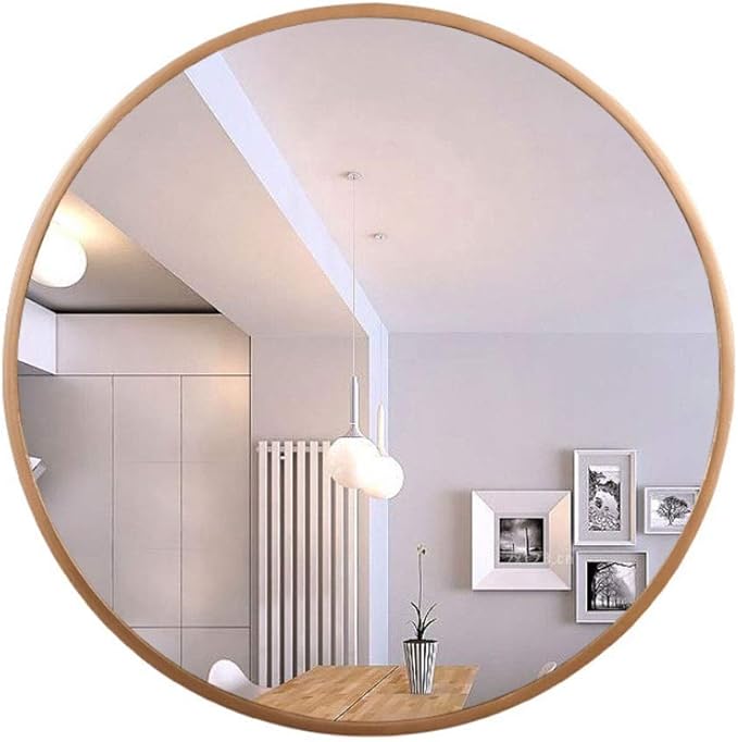 Highend Golden Aluminum Alloy Frame Wall Mirror Wall Hanging Mirror