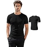 H2H Mens T-Shirts - Plain Novelty Slim Short Sleeve Cotton Blend (V Neck/Crew Neck) Multipack Size XS to 3XL