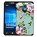 Jitterbug Smart (5.5”) Case, Linkertech [Shock Absorption] Heavy Duty Defender Dual Layer Protector Hybrid Case Cover for Jitterbug Smart (Not fit Smart 2) (Peony)