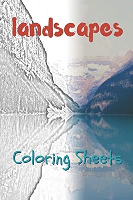 Download Landscape Coloring Sheets 30 Landscape Drawings Coloring Sheets Adults Relaxation Coloring Book For Kids For Girls Volume 11 Smith Julian Amazon Sg Books