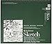 Strathmore 400 Series Sketch Pad, Recycled Paper, 14x17 inch, 100 Sheets - Artist Sketchbook for Drawing, Illustration, Art Class Students
