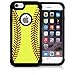 Corpcase - Hybrid Case for iPhone 6 / iPhone 6S - Softball/Unique Case with Great Protection