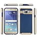 Aobiny Hard Bumper Hybrid Soft Rubber Skin Cell Phone Case Mobile Cover For Samsung Galaxy J7 2015 (Navy)