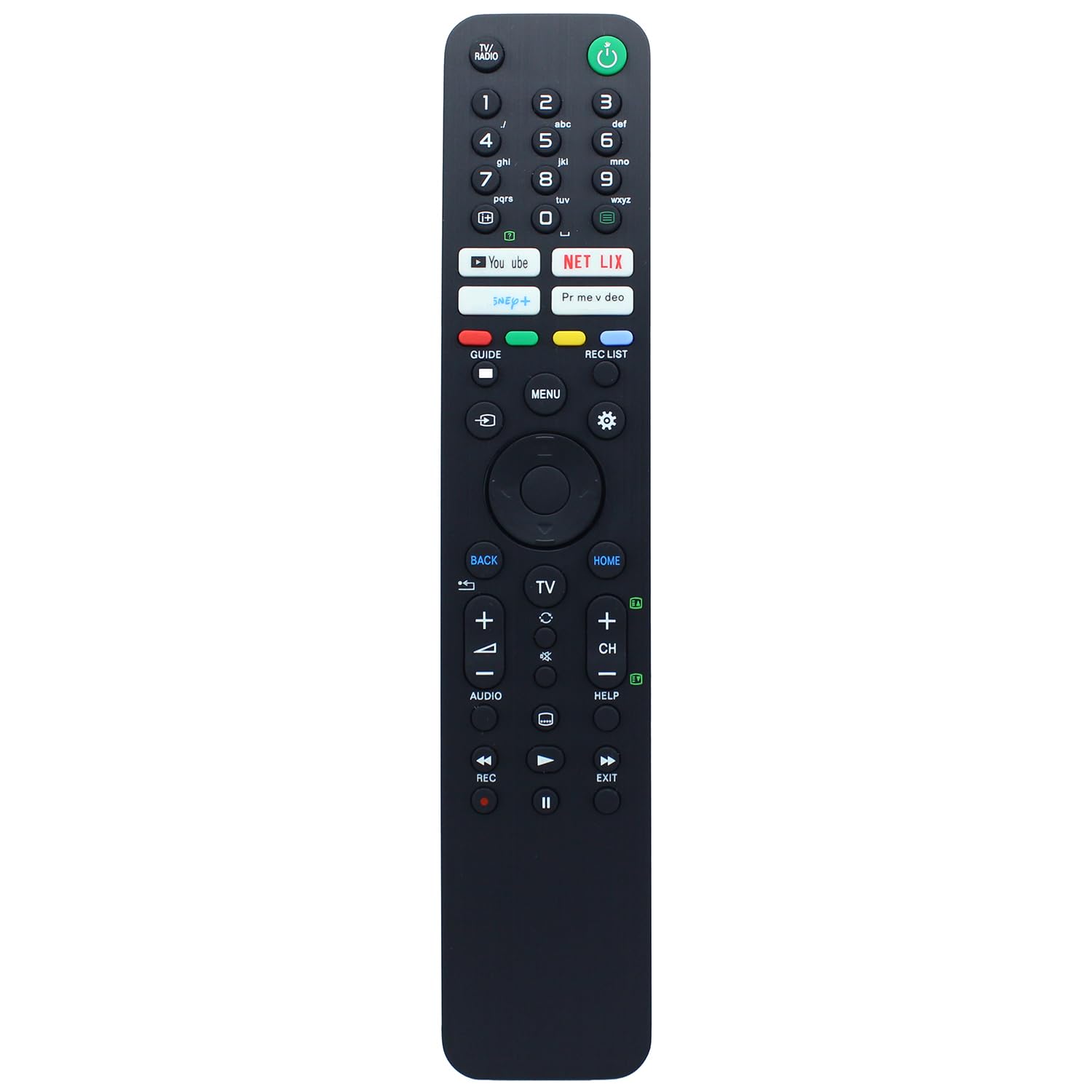 RMF-TX520U IR Remote Control Replacement for Sony Smart TV KD-65X7400H KD-43X7500H KD-49X7500H KD-55X7500H KD-85X8500G KD-75X8500G KD-65X8577G KD-65X8500G KD-55X8577G