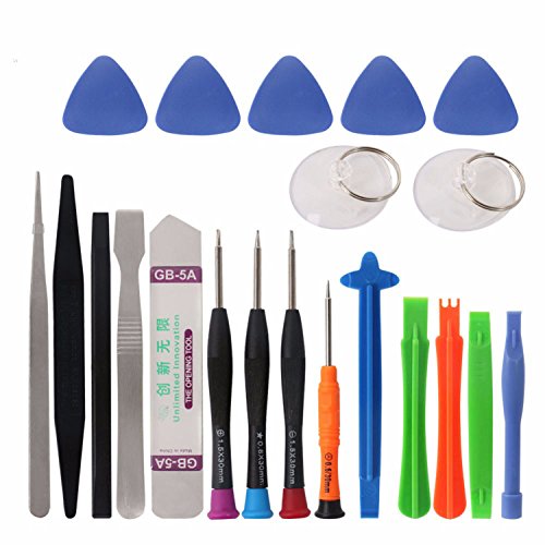 Click Here to See More Images EXIANG 21 in 1 Hand Tools Set Screen Opening Pry Crowbar Pliers Mini Screwdriver Set for iPhone 7 iPad Samsung Phone Repair Tool