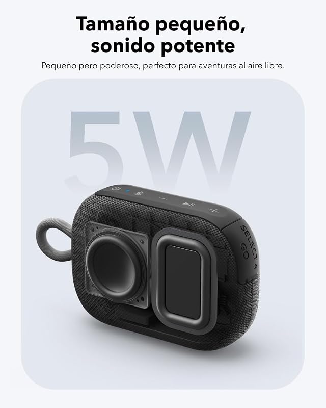 Select 4 Go de Anker Altavoz Bluetooth Portátil Mini, 20 H
