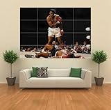 MUHAMMAD ALI VS SONNY LISTON GIANT PRINT POSTER G426 by Doppelganger33LTD