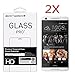 (2 Pack) HTC Desire 626s/ 626 Sportsvoutdoors® [Tempered Glass] Screen Protector for HTC Desire 626s/ 626, Premium Round Edge [0.3mm] Ultra-Clear Anti-Scratch, Anti-Fingerprint, Bubble-Free