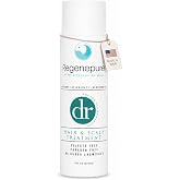 REGENEPURE DR DHT Blocker Clarifying Shampoo, Saw Palmetto &amp; Salicylic Acid | Sulfate Free, scalp care for fine, thinning hair, powered by caffeine, niacin and vitamin B6 for cleaner, fuller-looking hair