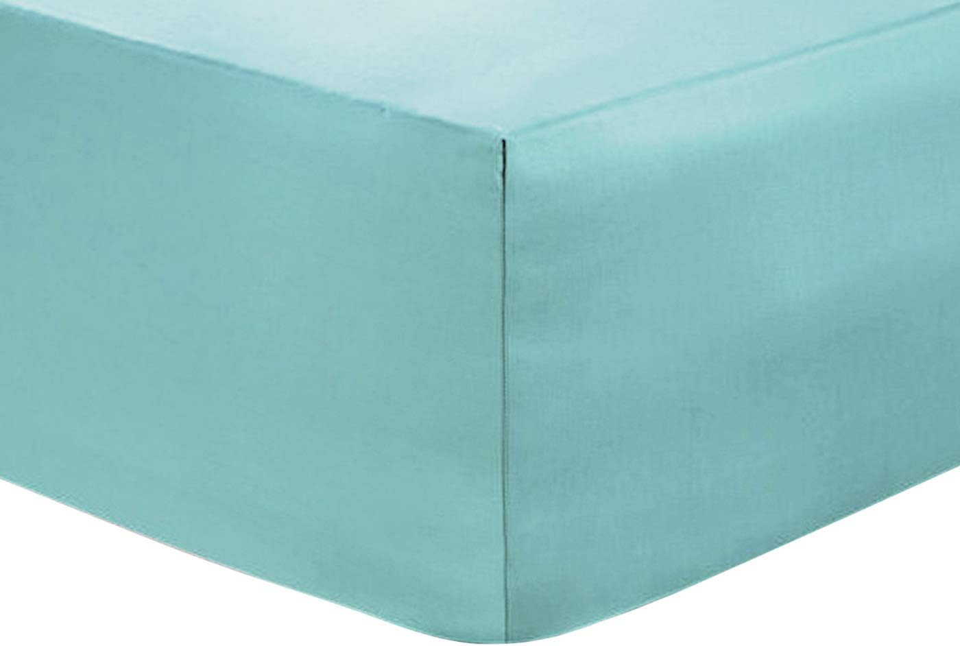 Core Blix Extra Deep Fitted Sheets 16"/40CM Deep Luxury Bed Sheet (Duck Egg, Single)