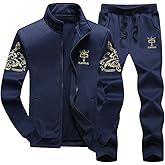 Lavnis Men's 2 Pieces Tracksuits Running Jogging Sports Suits Athletic Long Sleeve Sweatsuit