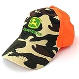 John Deere Hunter Orange Boys Hat Cap (L/XL(10-14))