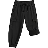 HONCAN Toddler Baby Boys Girls Fleece Lined Warm Hiking Pants Kids Snow Ski Pants