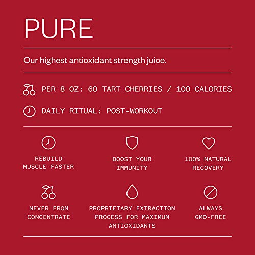 Cheribundi PURE Tart Cherry Juice 100 Pure Tart Cherry Juice, No