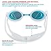 Asehuoz Swimming Goggles Anti Fog Shatterproof UV Protection,No Leaking with Silicone Nose Clip Ear Plugs and Protection Case Swimming Goggles Suit for Men Women Kids (Sky Blue)