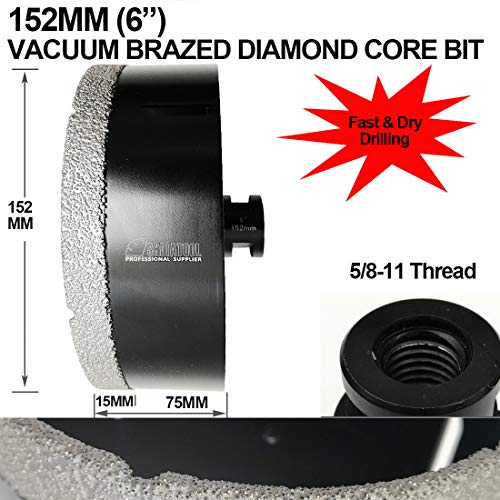 SHDIATOOL Diamond Core Drill Bits 6 