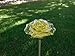 Beautiful Solar Yellow Rose Blossom Light, Multi-Color Changing LED Flower Garden Stake Outdoor Yard Decor Landscape Lamp Lights, Great Gift