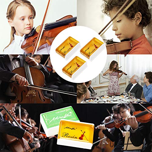 String Rosin for Violin Viola and Cello Rosin for Bows (yellow 3 pack)