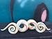 BodyJ4You Glass Spiral Tapers, 2 Pieces Candy Cane Glass Plugs 2G-14mm (2 Pieces)