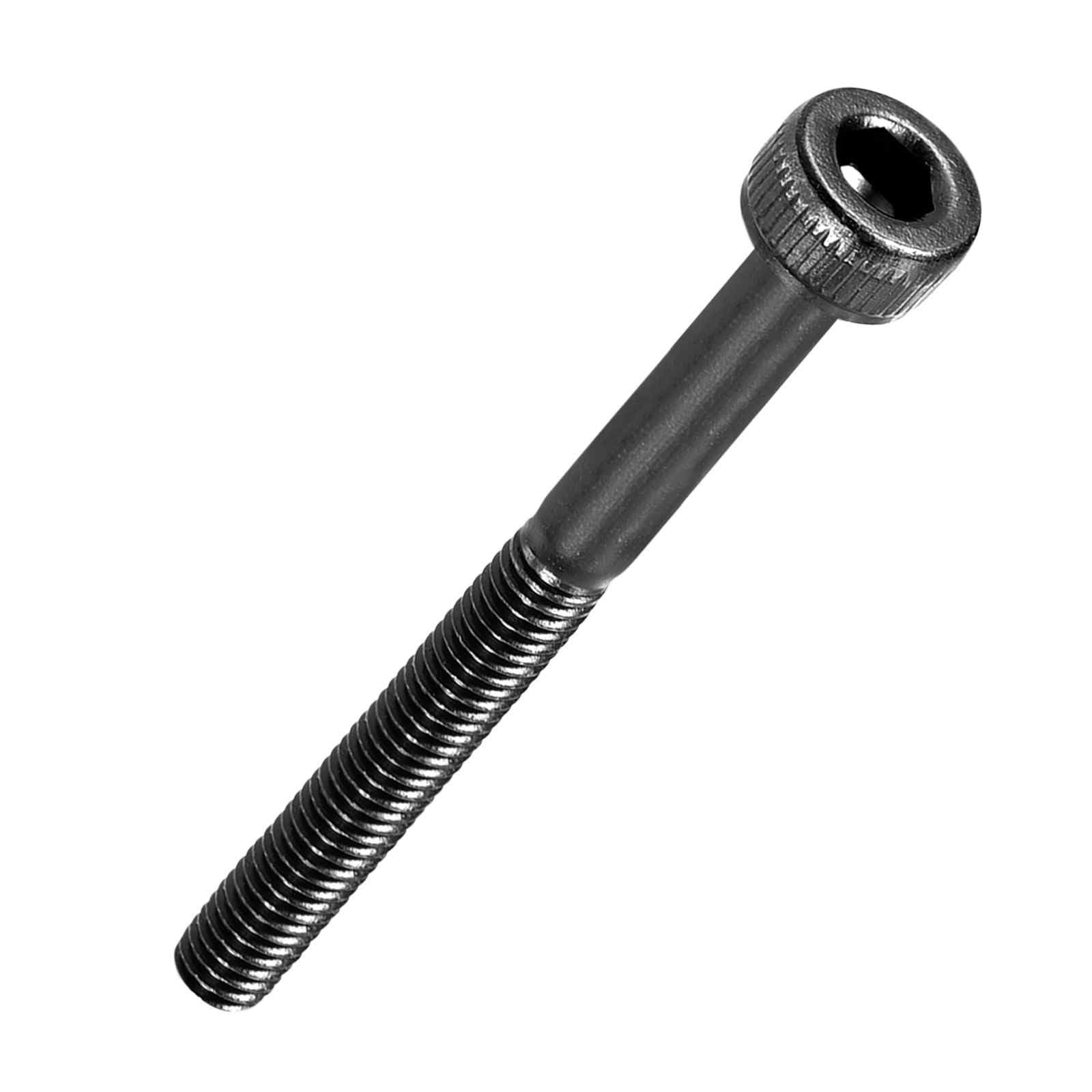 Kozelo 100pcs Socket Head Cap Screws - [M3-0.5 x 30mm] Alloy Steel Black Oxide Grade 12.9 Internal Hex Screw Full Thread for Industrial & Machinery Use, Black