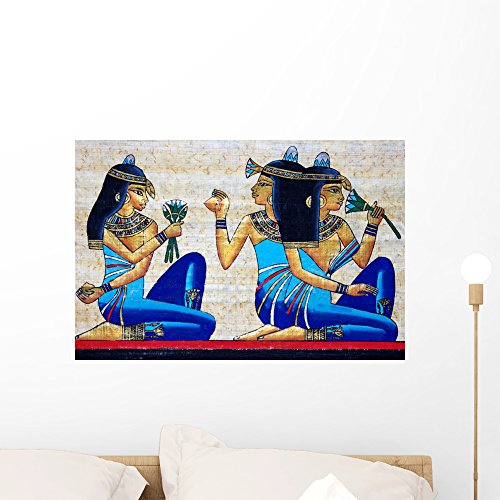 Beautiful egyptian papyrus wall mural by wallmonkeys peel and sti…