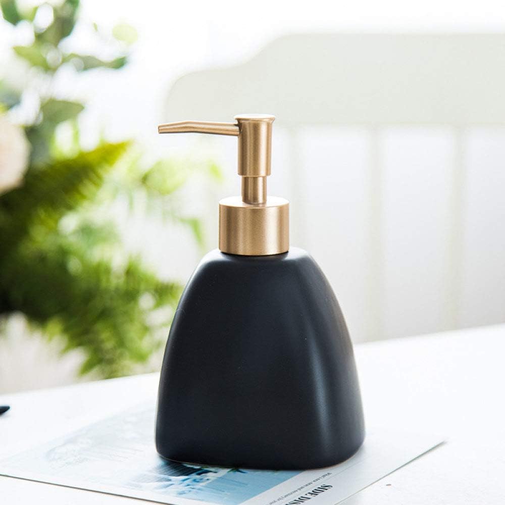 WDECOR Dispensador De Jabón,Dispensador De Jabón De Loción De Cerámica